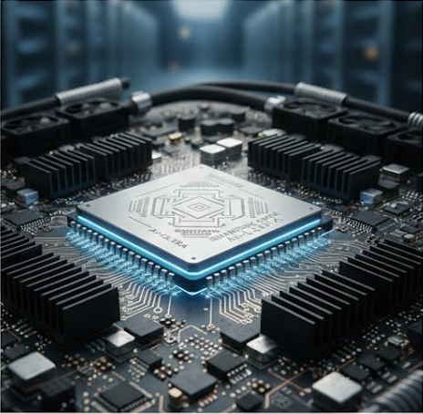 Illustration representing AI-powered SEO workflow